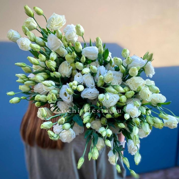 Охапка эустомы в Чите