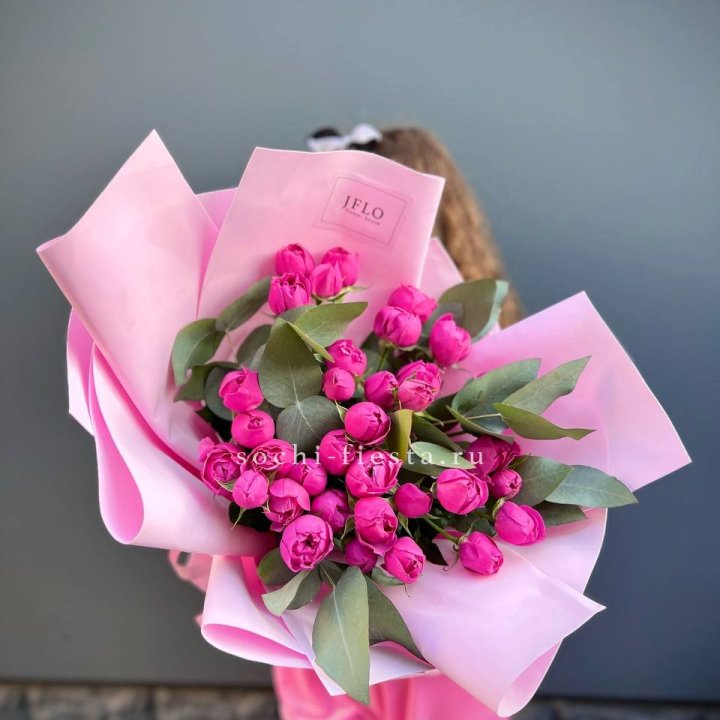 Пионовидные розы баблс в Чите