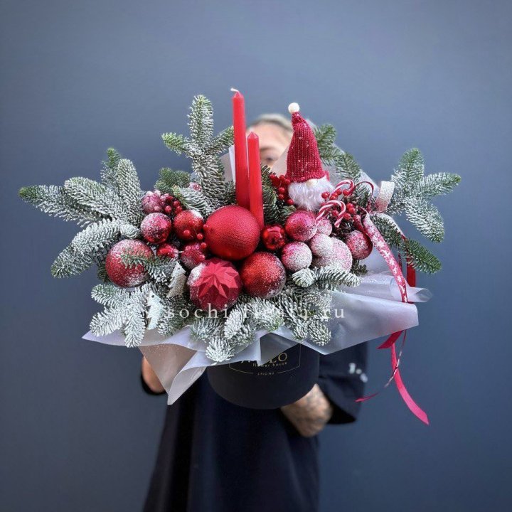 Композиция "Мери крисмас ред" в Чите