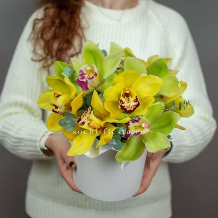 Бокс с орхидей №1 в Чите