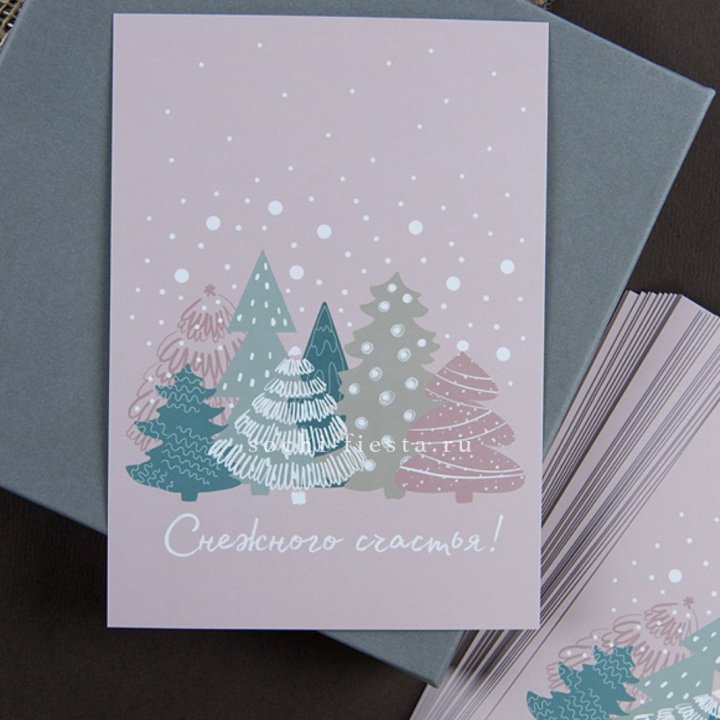 Открытка к букету "Снежного счастья" в Чите