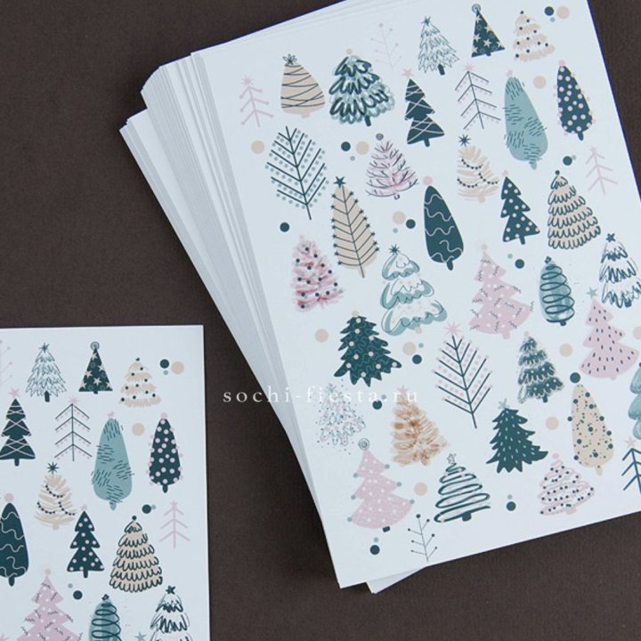 Открытка к букету "Елки" в Чите