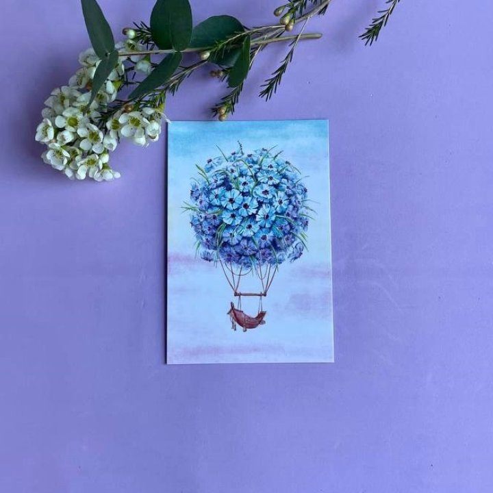 Открытка к букету "Флоростат" в Чите