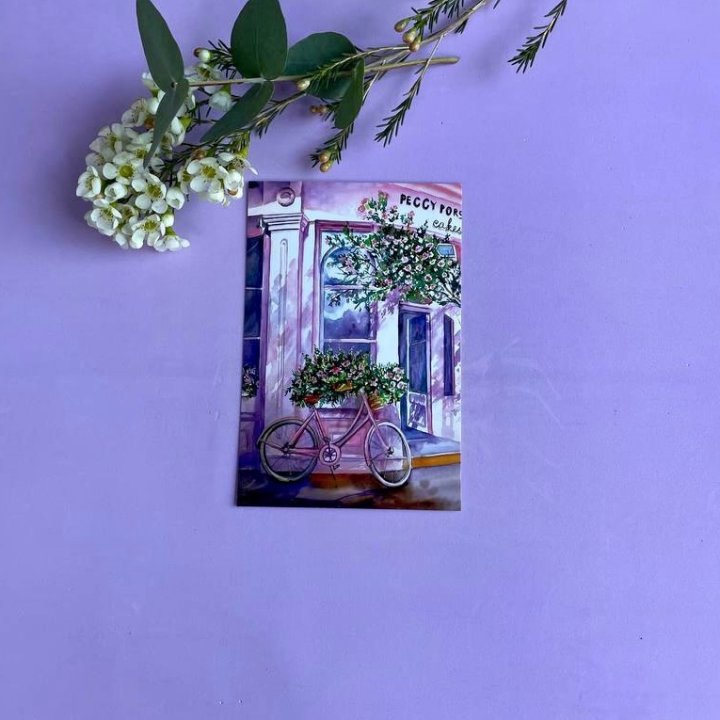 Открытка к букету "Розовый" в Чите