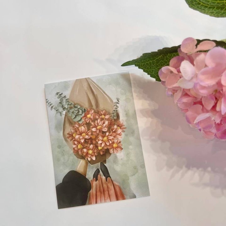 Открытка к букету "Букет" в Чите