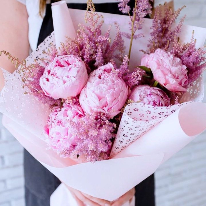 Букет пионов "Мелиса" в Чите