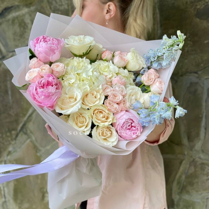 Букет с пионами "Богема" в Чите