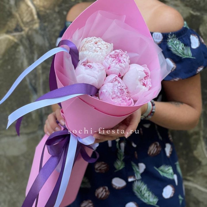 Букет пионов "НАЙ" в Чите