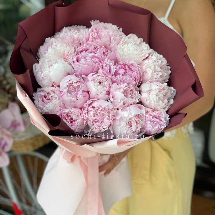 Букет с пионами №5 в Чите