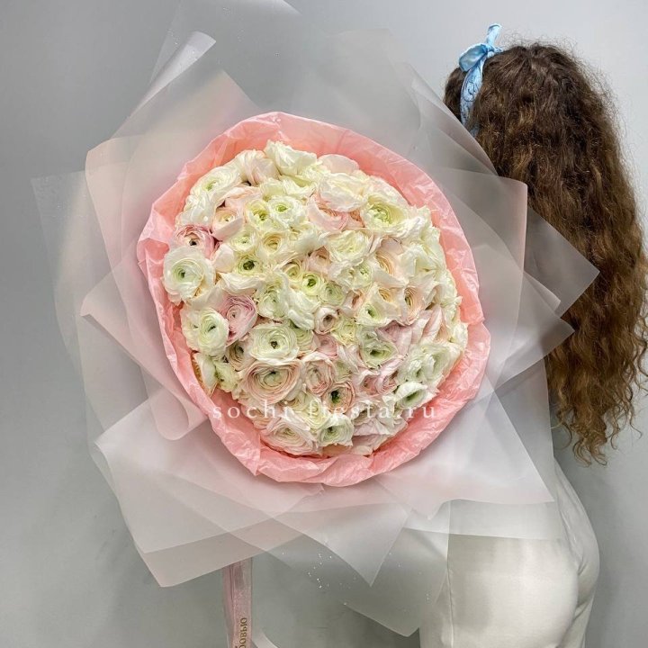 113 ранункулюсов  в Чите