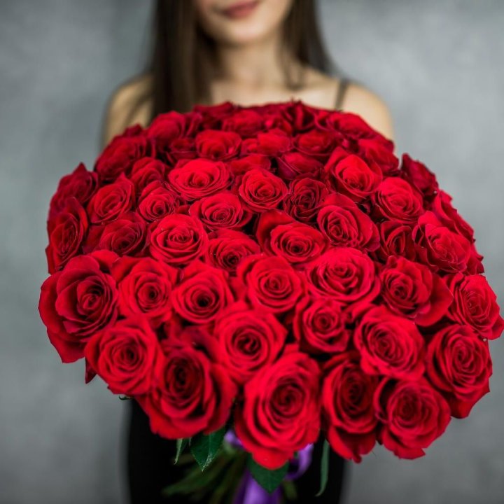 51 красная роза в Чите