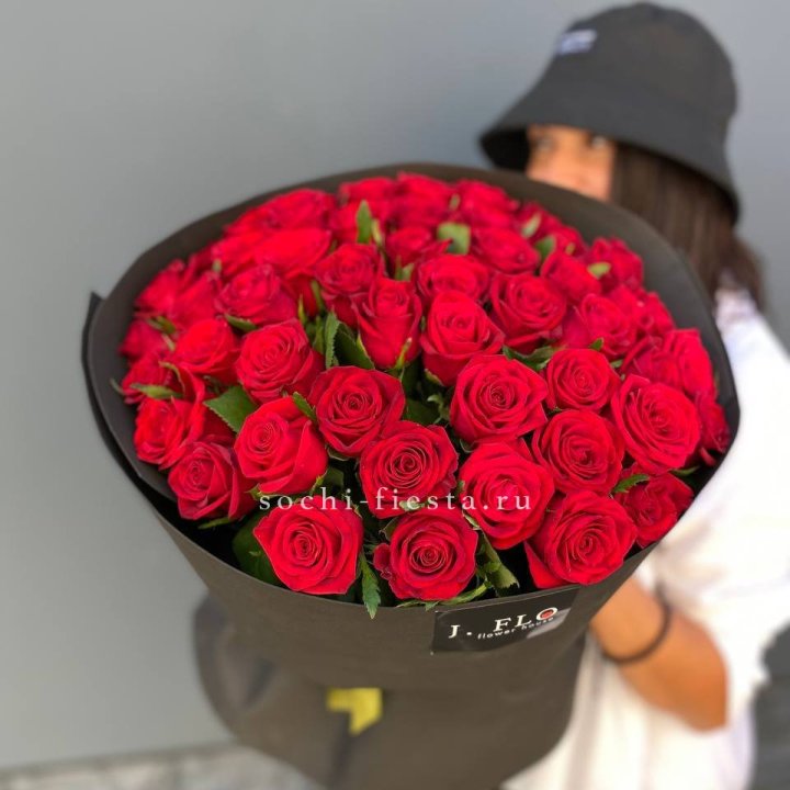 51 роза "Блек" в Чите