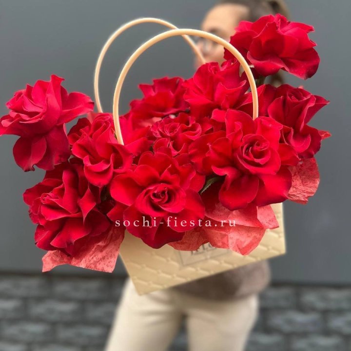 Французские розы в сумочке в Чите