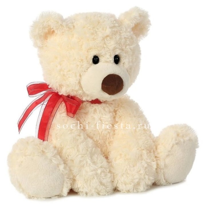 Белый плюшевый мишка  в Чите
