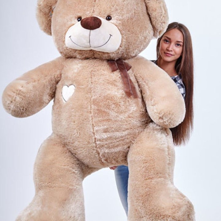 Бурый плюшевый мишка большой в Чите