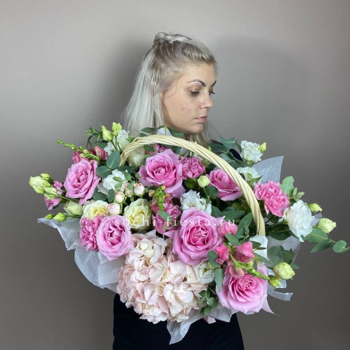 Цветочная корзина № 5 в Чите
