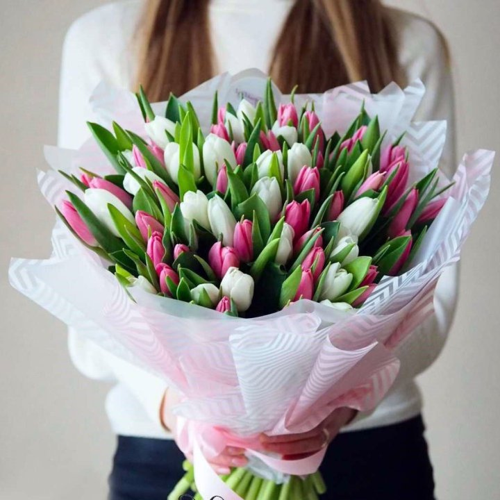 Букет тюльпанов "Лолита" в Чите