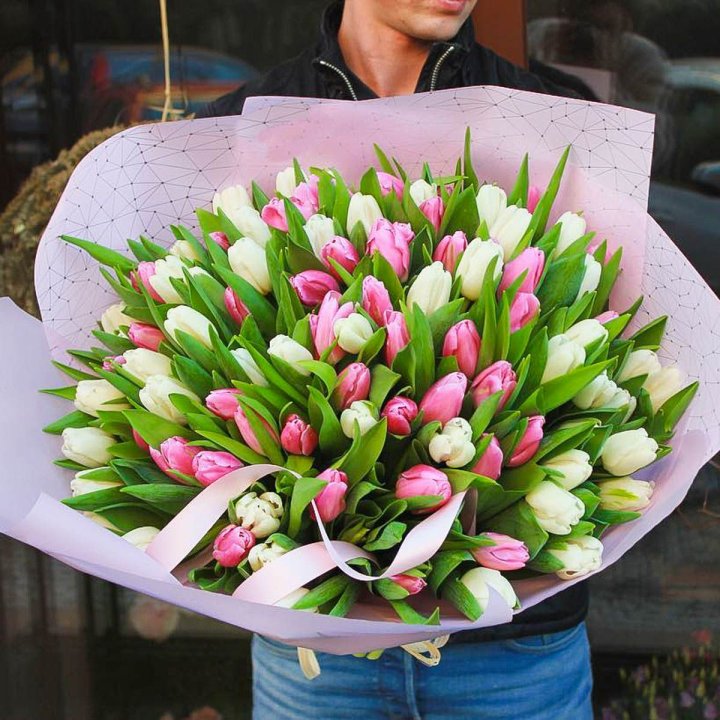 101 тюльпан микс в Чите